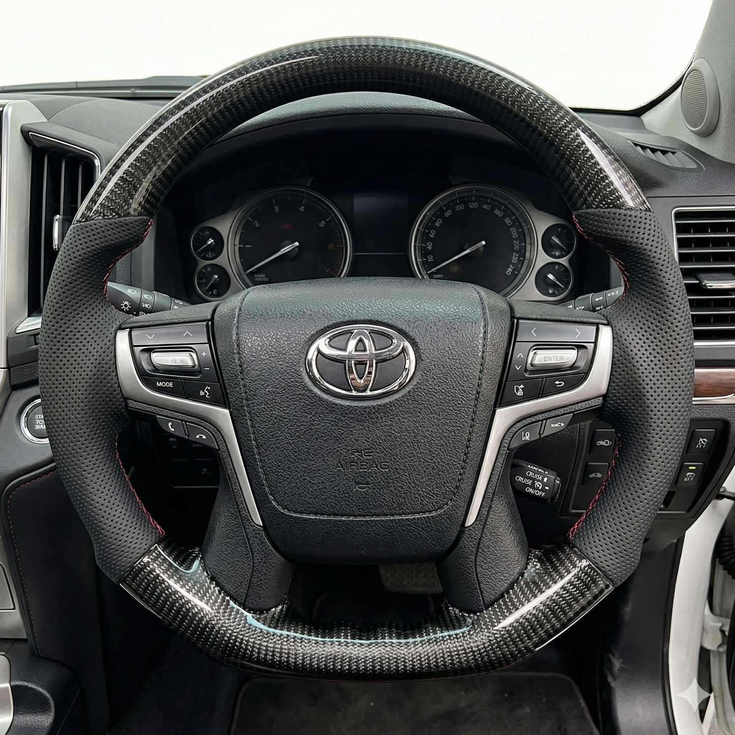 Carbon Steering Wheel Core Upgrade For Toyota 200 Series Landcruiser
