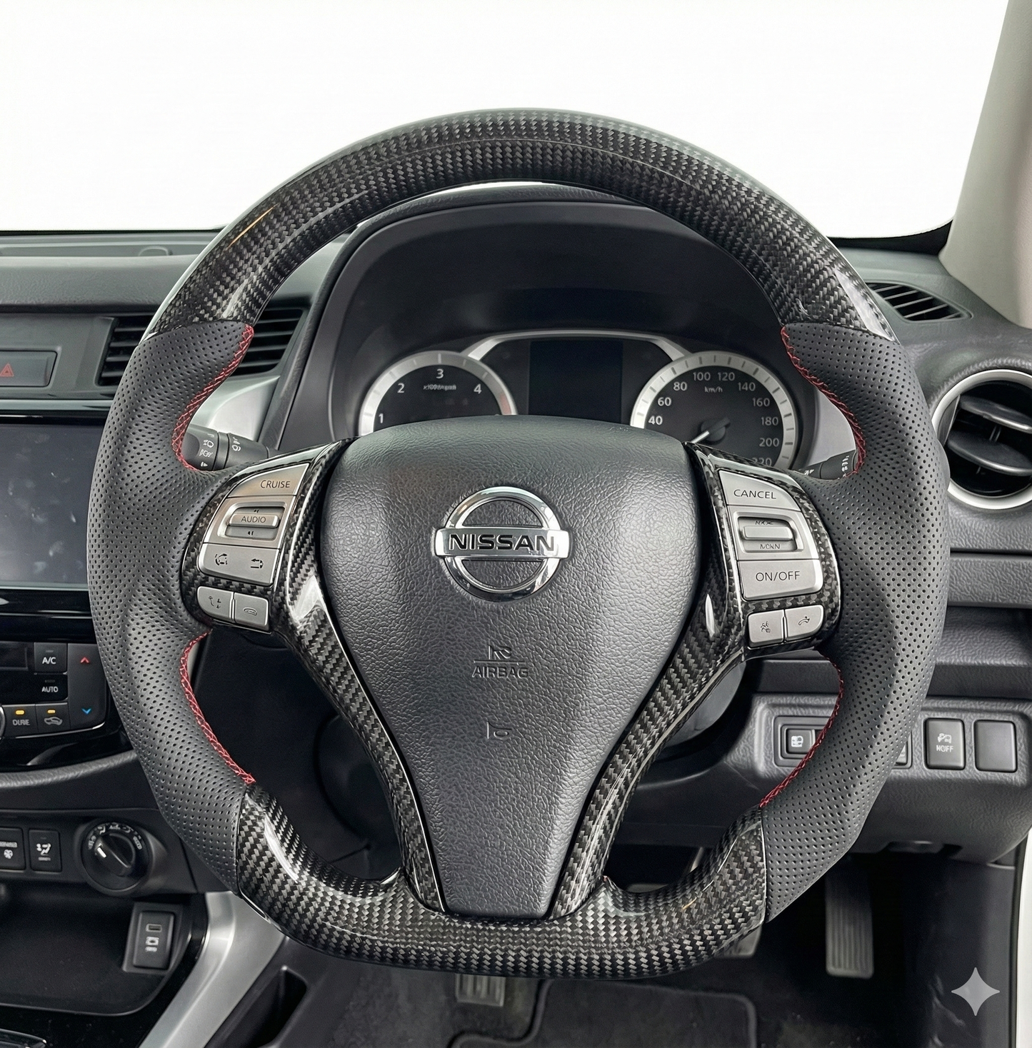 Carbon Steering Wheel Upgrade For Nissan Navara D23 NP300 (2015-2020)