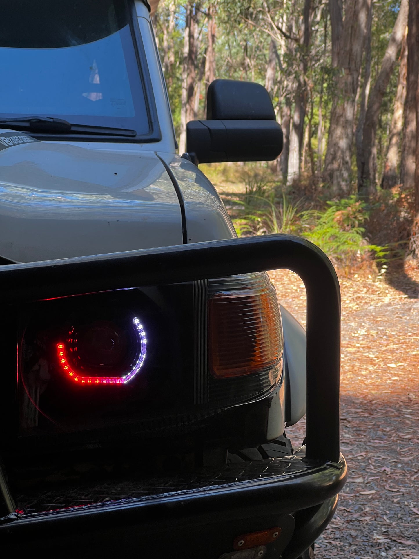 LED Angry Eye Style Headlights for Toyota 70 Series Landcruiser 2007-2023