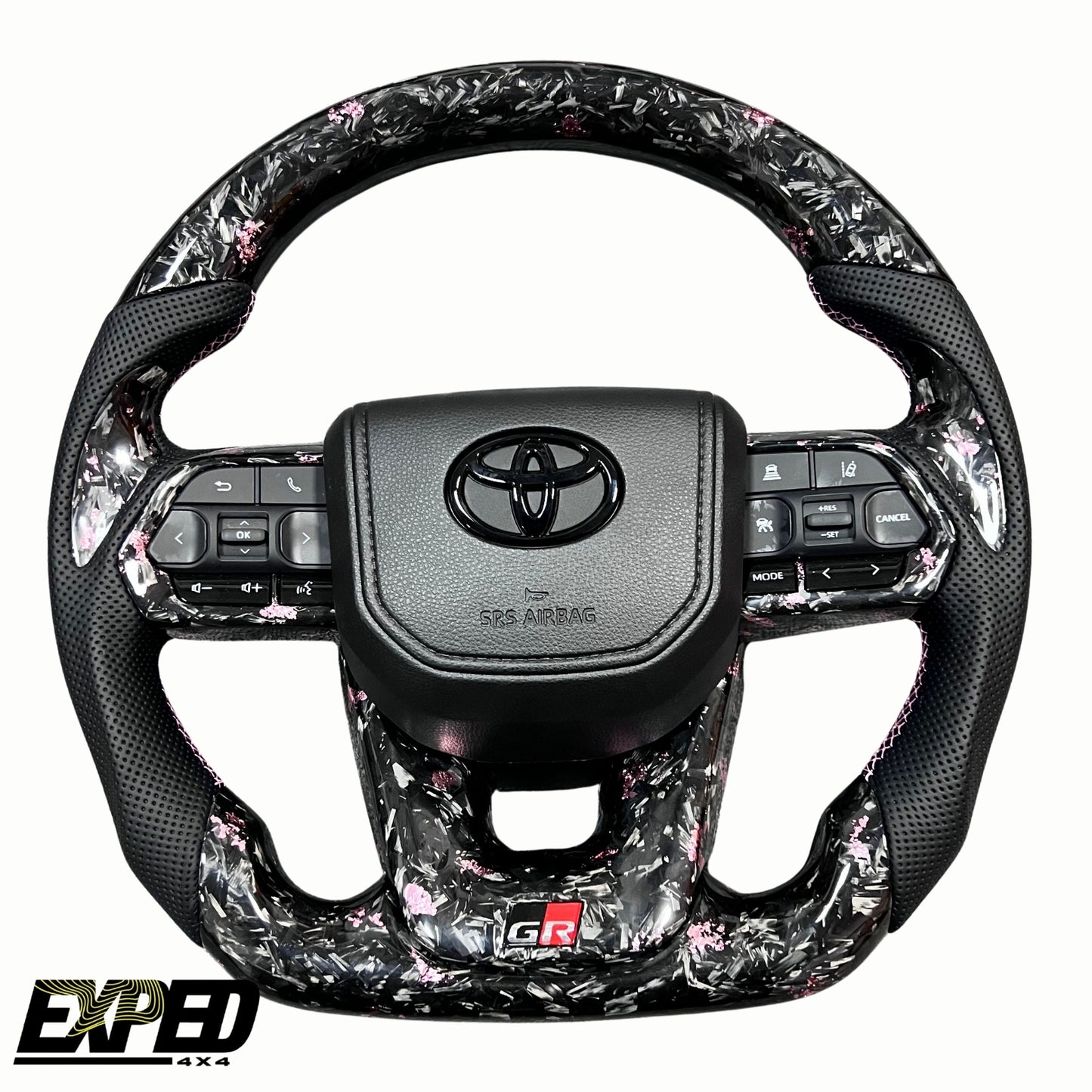 Toyota 70 Series Forged Carbon GR Steering Wheel Upgrade