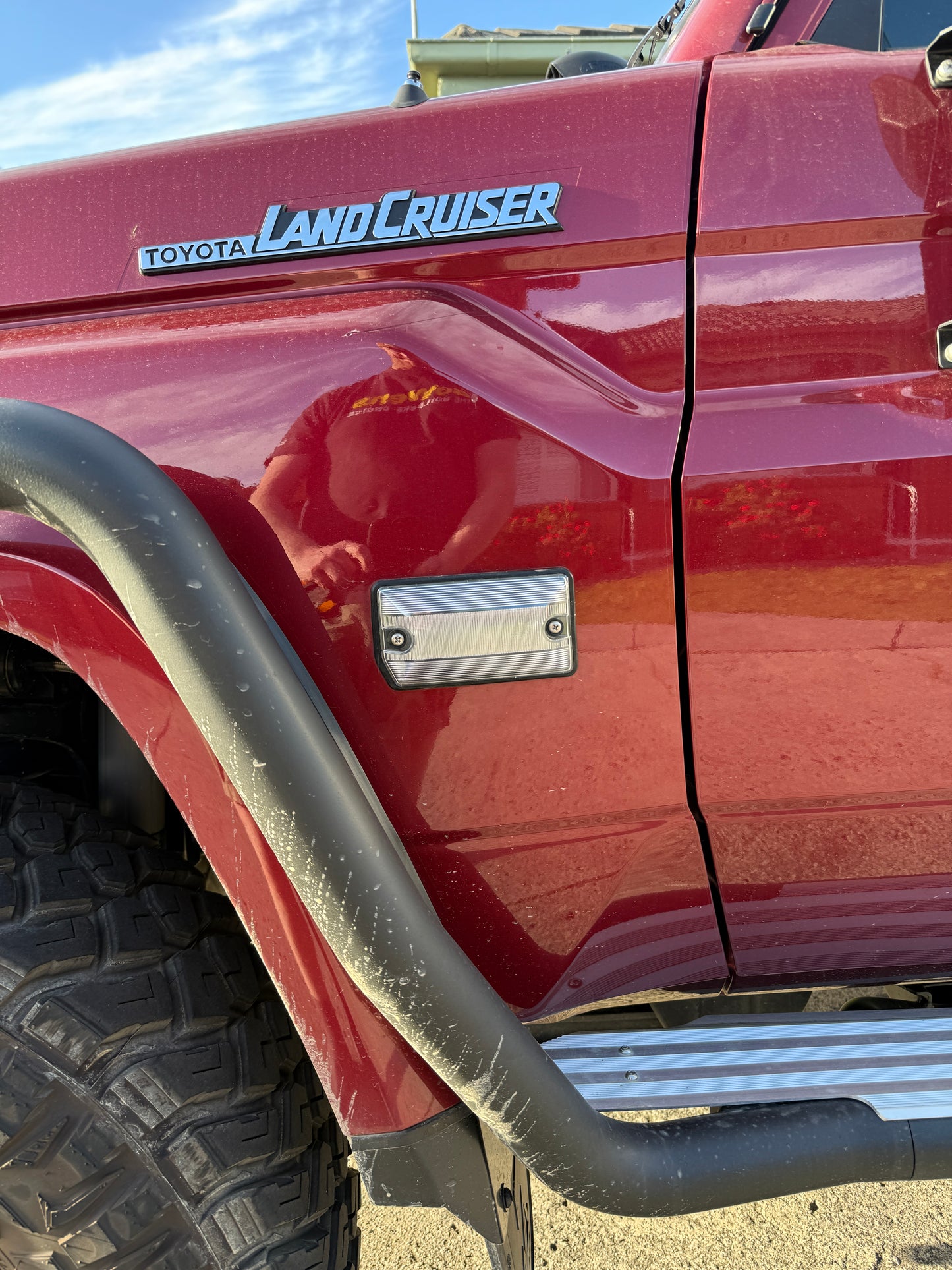 79 Series Landcruiser Clear Side Indicators Pair 2022+