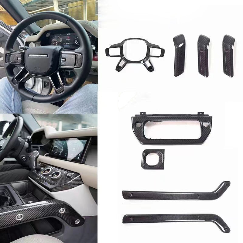 Carbon Fibre Interior Upgrade Kit – For Land Rover Defender L663 (2020–Present)