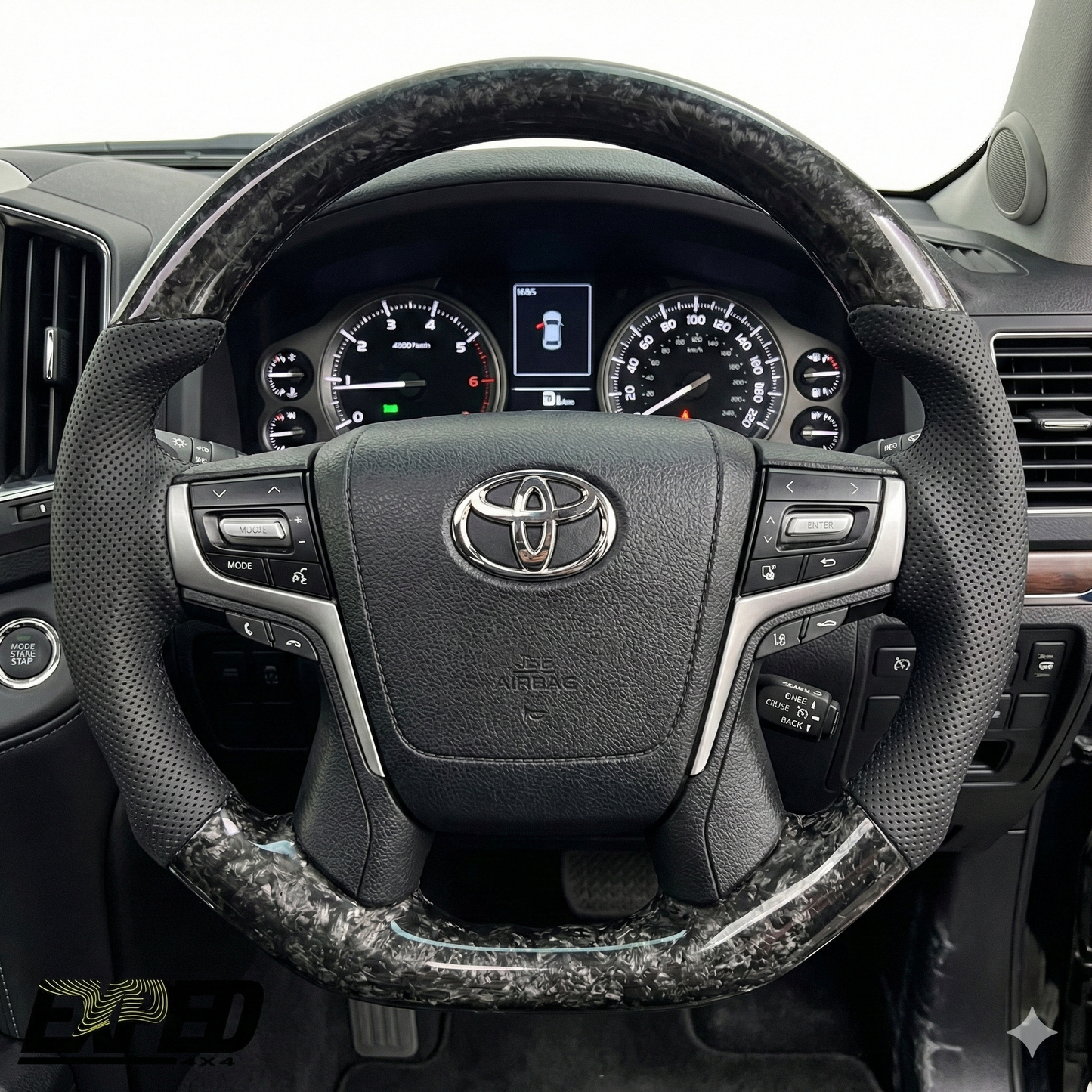 Forged Carbon Steering Wheel Core Upgrade For Toyota 200 Series Landcruiser