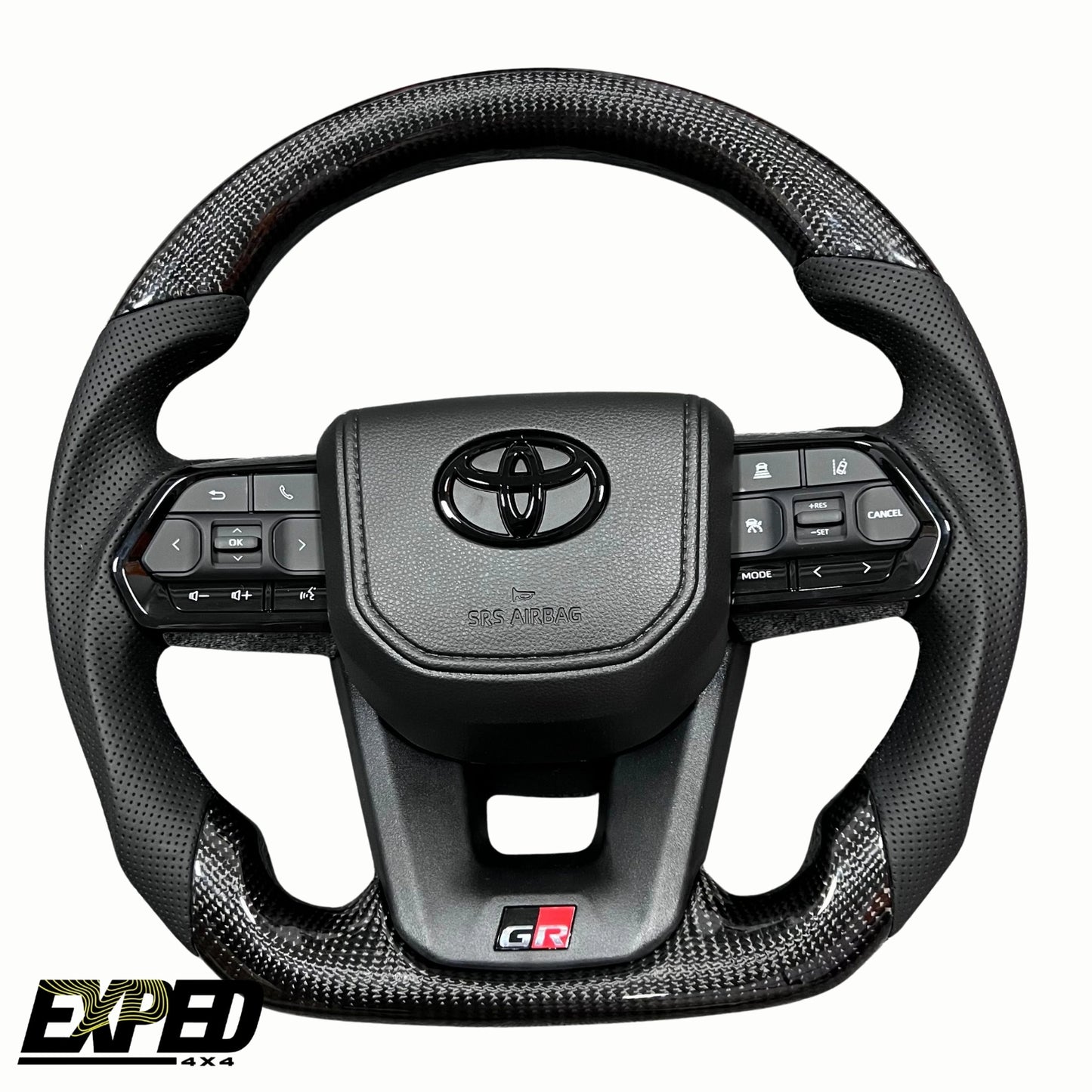 Toyota 70 Series Carbon Fibre Steering Wheel Upgrade