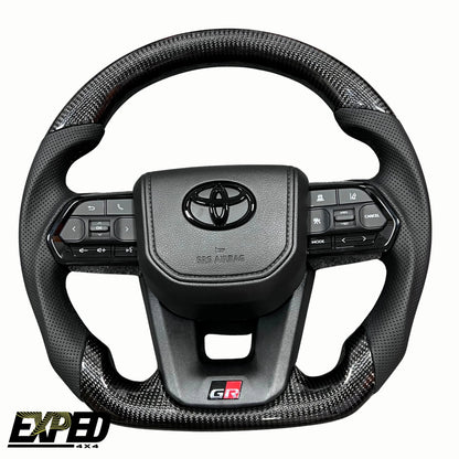 Toyota 70 Series Carbon Fibre Steering Wheel Upgrade