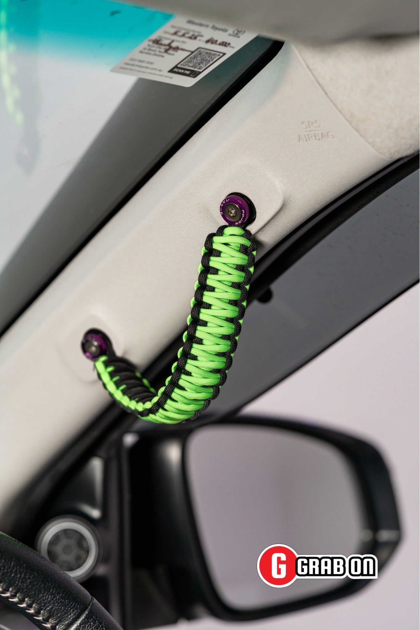 GrabOnCo Grip Handle Double Layer Paracord Pair