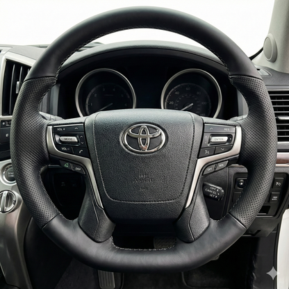 Leather Steering Wheel Core Upgrade For Toyota 200 Series Landcruiser